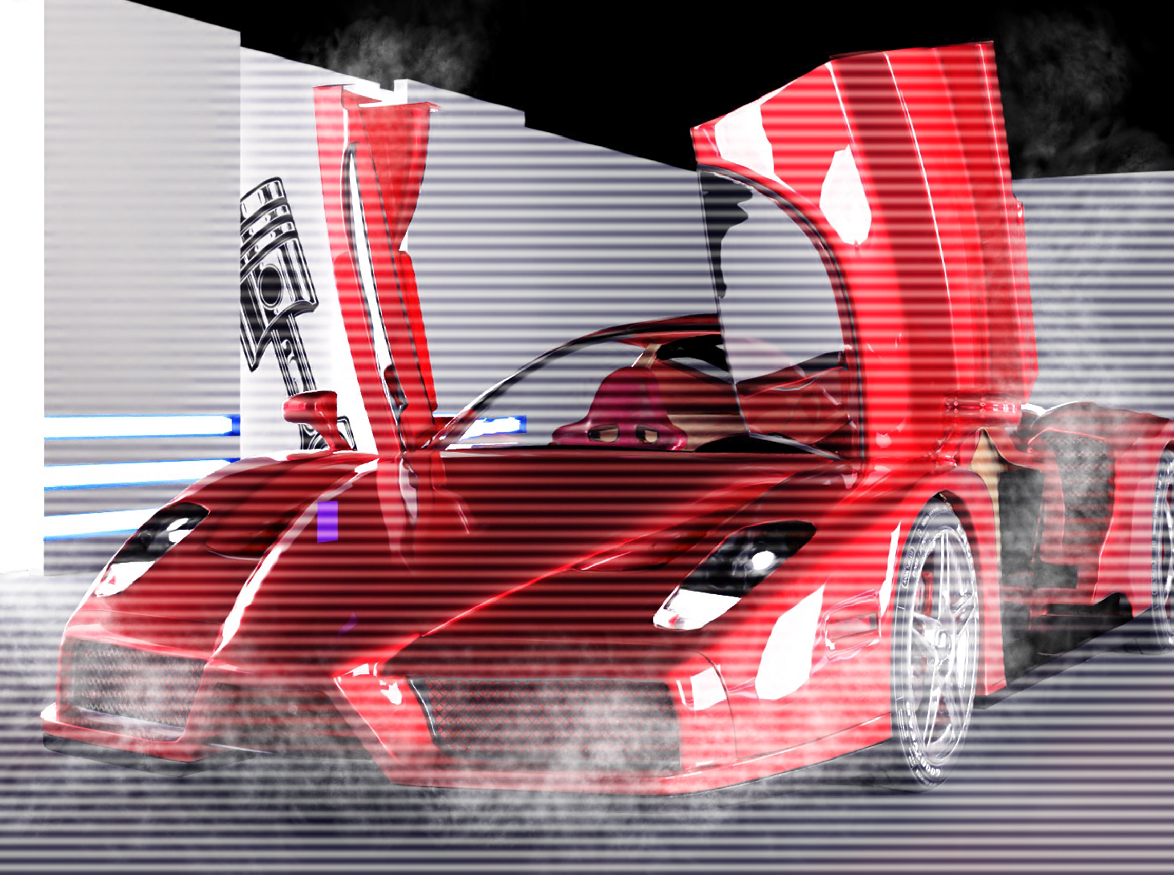 Interior Ferrari Enzo